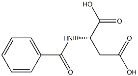 L-N-BENZOYLASPARTIC ACID|||L-ASPARTIC ACID, N-BENZOYL- 结构式