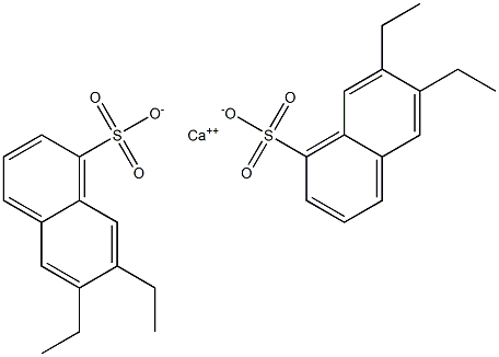 Bis(6,7-diethyl-1-naphthalenesulfonic acid)calcium salt 结构式