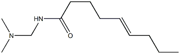 N-[(Dimethylamino)methyl]-5-nonenamide 结构式