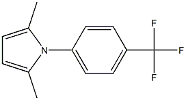 1-(4-Trifluoromethylphenyl)-2,5-dimethyl-1H-pyrrole 结构式