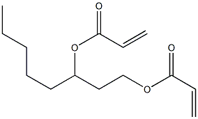 Diacrylic acid 1,3-octanediyl ester 结构式