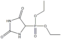 5-(Diethoxyphosphinyl)hydantoin 结构式