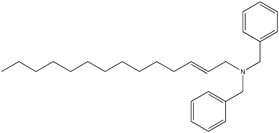 (2-Tetradecenyl)dibenzylamine 结构式