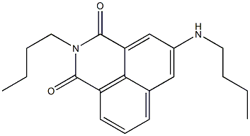 2-Butyl-5-(butylamino)-1H-benzo[de]isoquinoline-1,3(2H)-dione 结构式