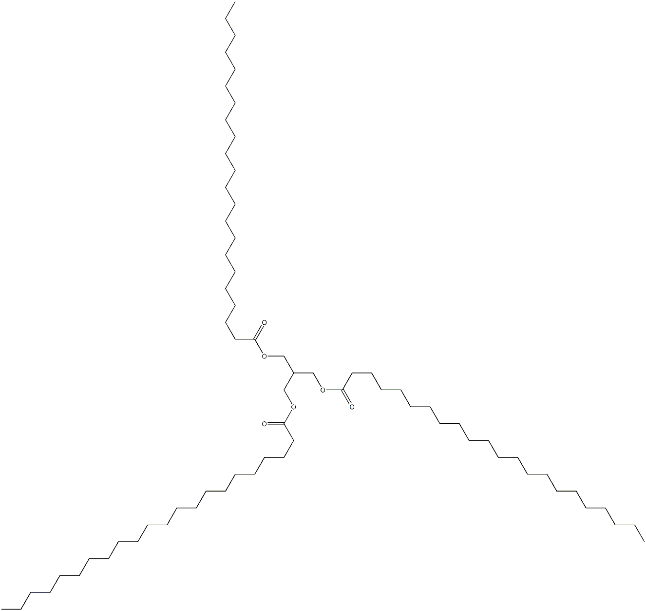 2-[(1-Oxodocosyloxy)methyl]-1,3-propanediol didocosanoate 结构式