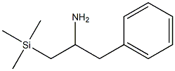 1-Phenyl-3-trimethylsilyl-2-propanamine 结构式