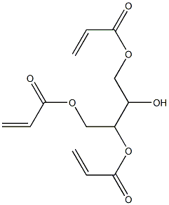 1,2,3,4-Butanetetrol 1,2,4-trisacrylate 结构式