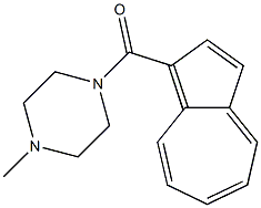 1-[(Azulen-1-yl)carbonyl]-4-methylpiperazine 结构式