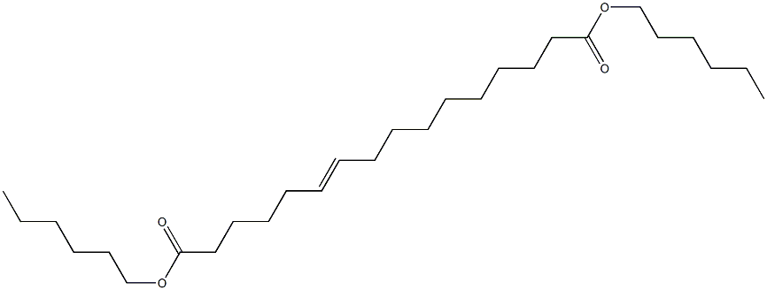 6-Hexadecenedioic acid dihexyl ester 结构式