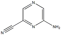 6-Amino-2-pyrazinecarbonitrile 结构式