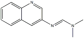 N1,N1-Dimethyl-N2-(3-quinolinyl)formamidine 结构式