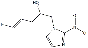 (S)-4-Iodo-1-[(2-nitro-1H-imidazol-1-yl)methyl]-3-buten-1-ol 结构式