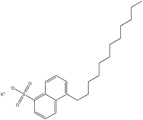 5-Dodecyl-1-naphthalenesulfonic acid potassium salt 结构式