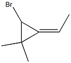 2-Bromo-3-ethylidene-1,1-dimethylcyclopropane 结构式