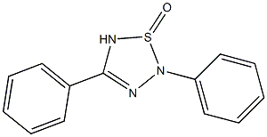 2,5-Dihydro-2,4-diphenyl-1,2,3,5-thiatriazole 1-oxide 结构式