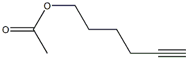 Acetic acid 5-hexynyl ester 结构式