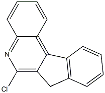 6-Chloro-7H-indeno[2,1-c]quinoline 结构式