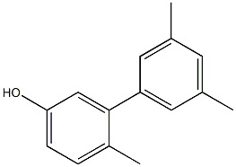 3-(3,5-Dimethylphenyl)-4-methylphenol 结构式