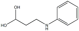 N-(3,3-Dihydroxypropyl)aniline 结构式