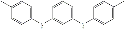 N,N'-Bis(4-methylphenyl)-1,3-phenylenediamine 结构式