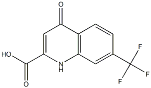 7-Trifluoromethyl-1,4-dihydro-4-oxoquinoline-2-carboxylic acid 结构式