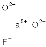 Tantalum(V) fluoride dioxide 结构式