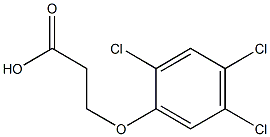 3-(2,4,5-Trichlorophenoxy)propionic acid 结构式