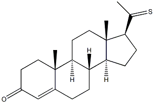 20-Thioxopregn-4-en-3-one 结构式