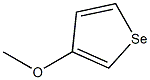 3-Methoxyselenophene 结构式