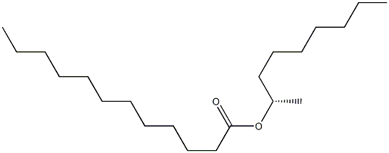 (+)-Lauric acid [(S)-nonane-2-yl] ester 结构式