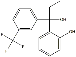 1-(3-Trifluoromethylphenyl)-1-(2-hydroxyphenyl)-1-propanol 结构式