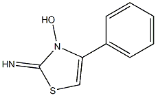 4-Phenyl-2-imino-2,3-dihydrothiazol-3-ol 结构式