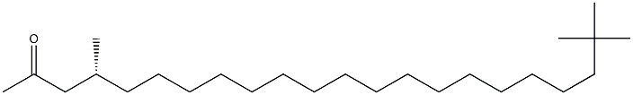 [R,(+)]-4,21,21-Trimethyldocosane-2-one 结构式