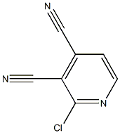 2-Chloropyridine-3,4-dicarbonitrile 结构式