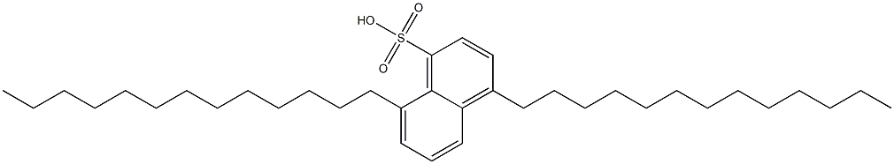4,8-Ditridecyl-1-naphthalenesulfonic acid 结构式
