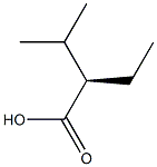 [R,(+)]-2-Ethyl-3-methylbutyric acid 结构式