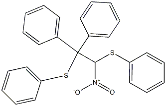 1,2-Bis(phenylthio)-1-nitro-2,2-diphenylethane 结构式