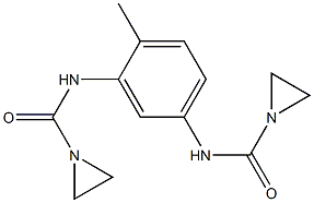 N,N'-(4-Methyl-m-phenylene)bis(1-aziridinecarboxamide) 结构式