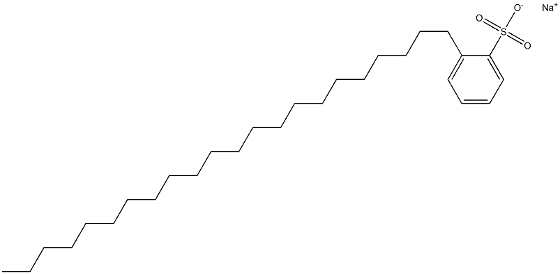 2-Docosylbenzenesulfonic acid sodium salt 结构式