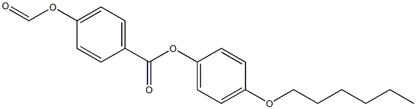 p-Formyloxybenzoic acid p-(hexyloxy)phenyl ester 结构式