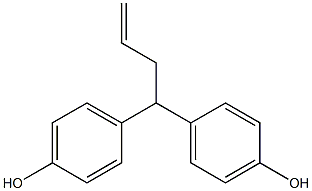 4,4-Bis(4-hydroxyphenyl)-1-butene 结构式