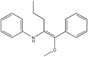 Methoxybenzylidene butylaniline 结构式