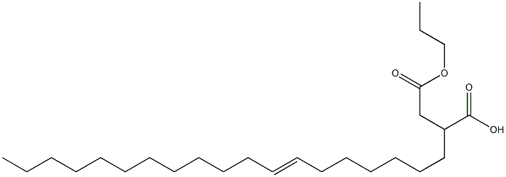 2-(7-Nonadecenyl)succinic acid 1-hydrogen 4-propyl ester 结构式