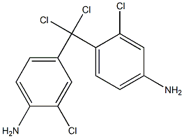 (4-Amino-2-chlorophenyl)(4-amino-3-chlorophenyl)dichloromethane 结构式