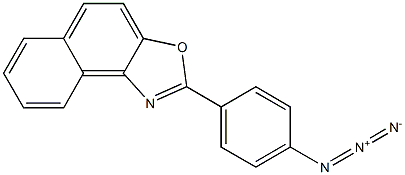 2-(4-Azidophenyl)naphth[1,2-d]oxazole 结构式