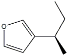 (-)-3-[(R)-sec-Butyl]furan 结构式