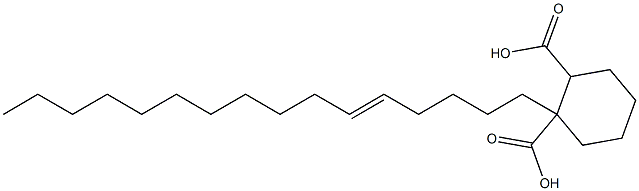 Cyclohexane-1,2-dicarboxylic acid hydrogen 1-(5-hexadecenyl) ester 结构式