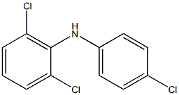 2,6-Dichlorophenyl 4-chlorophenylamine 结构式