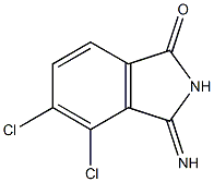 4,5-Dichloro-3-iminoisoindolin-1-one 结构式