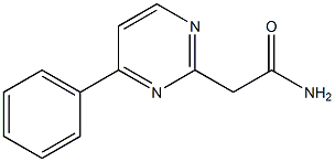 (4-Phenylpyrimidin-2-yl)acetamide 结构式